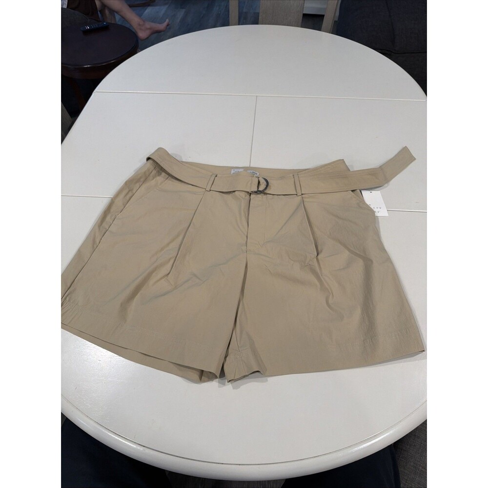 NWT A New Day Tan Bermuda Belted Shorts Size 16